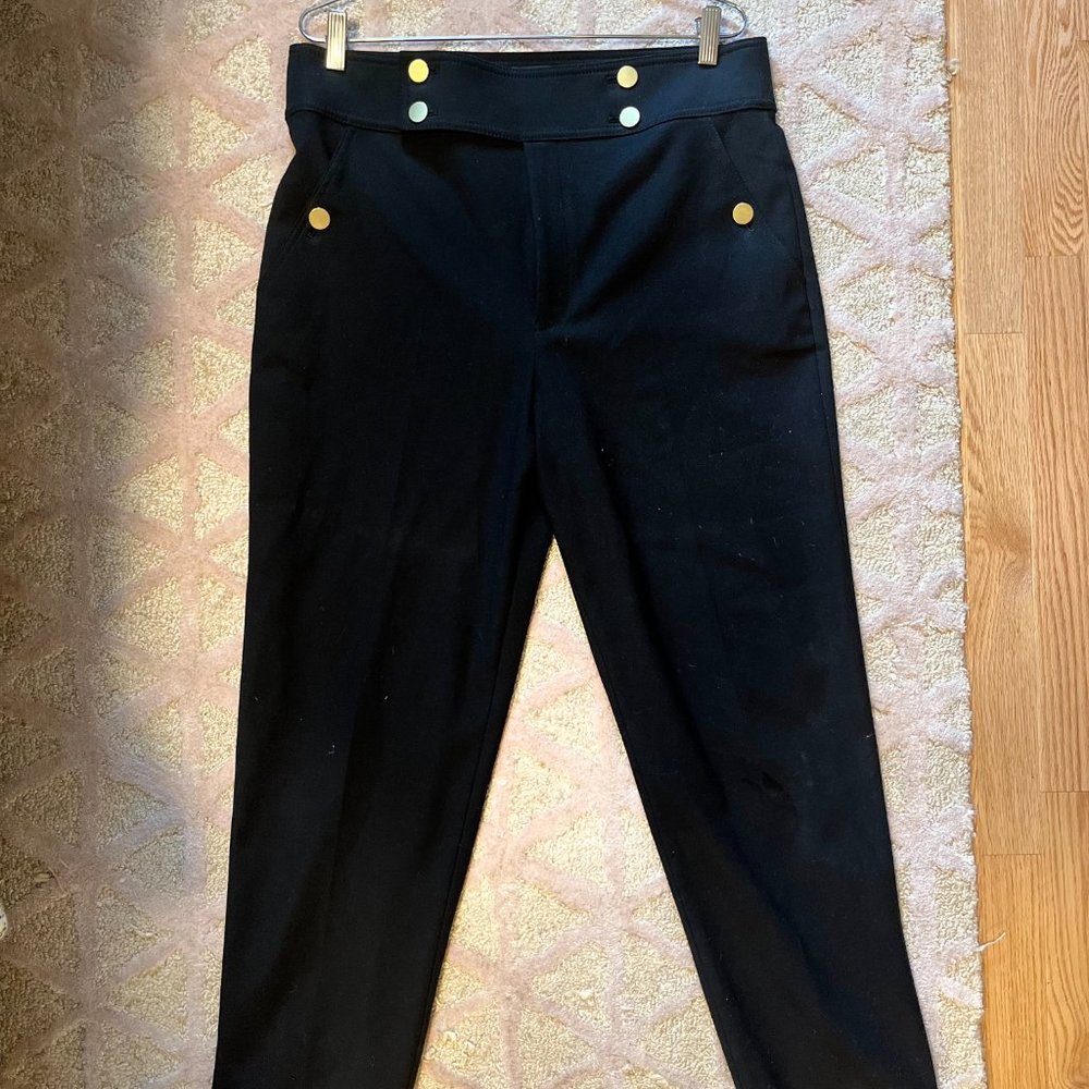 Club Monaco Borrem pant with gold buttons